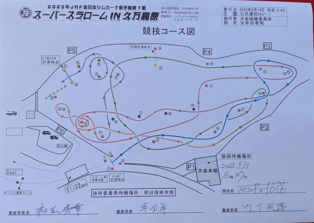 2025年全日本ジムカーナ選手権 第7戦 ハイランドパークみかわ 決勝日